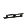 Hanah Home Muson Soporte TV Antracita, Ancho 120 cm, Profundidad 29.6 cm, Altura 18.2 cm, Tablero Partículas Melamina 18mm